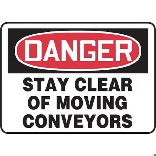 Accuform OSHA DANGER SAFETY SIGN STAY CLEAR MEQD001VP MEQD001VP - main